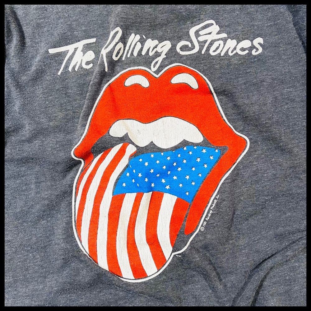 TRUE 1981 VINTAGE ROLLING STONES T-SHIRT! - Picture 2 of 7